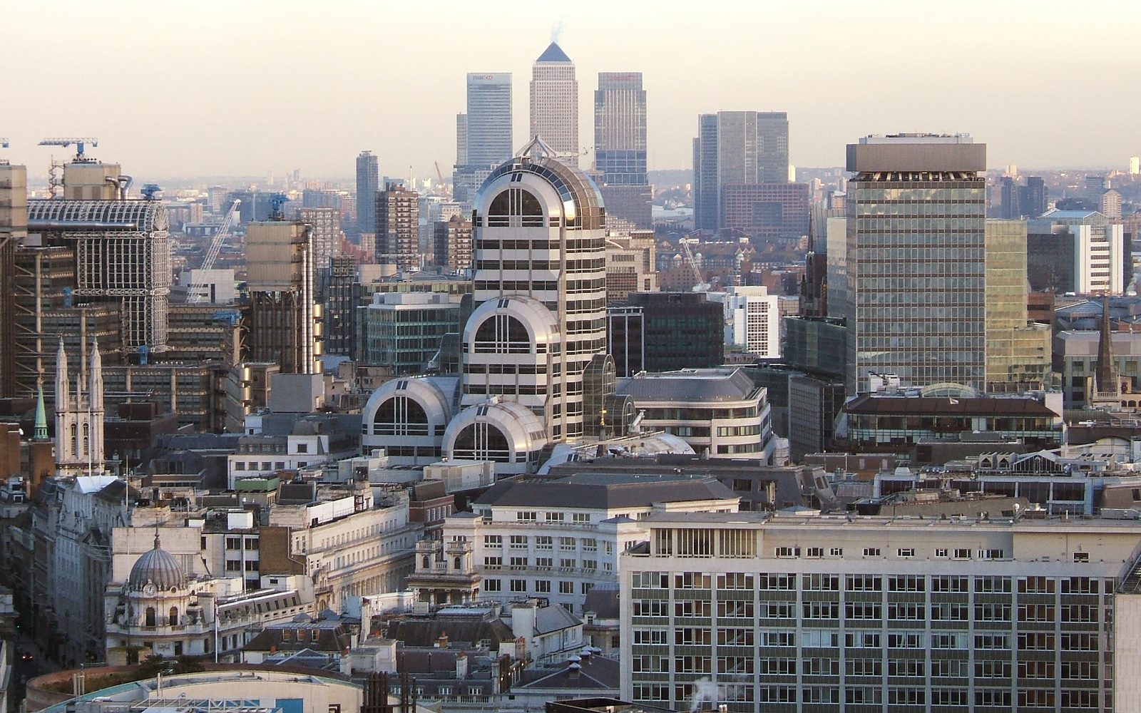 Canary Wharf skyline, London